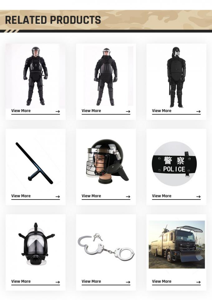 Durable Waterproof Anti Stab Anti Impact Police Equipment Riot Suit